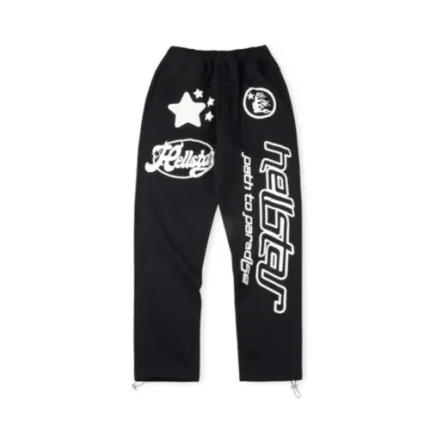 Black-Hellstar Flare Sweatpant