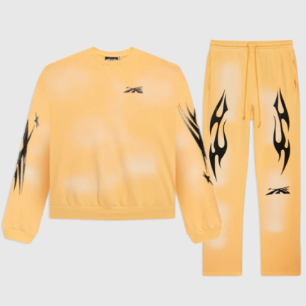 Hellstar Flame Tracksuit Yellow