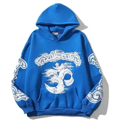 Hellstar Yoga Blue Hoodie