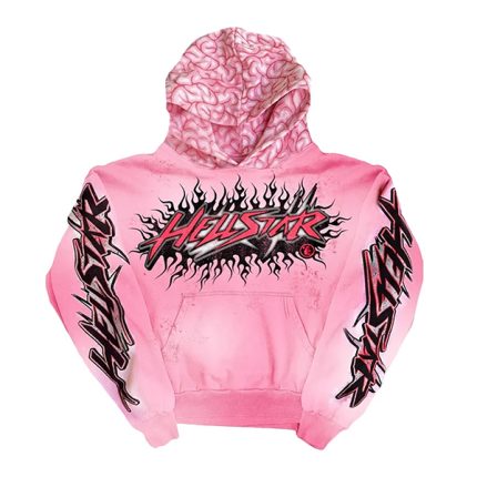 Pink Hellstar Brain washed Hoodie