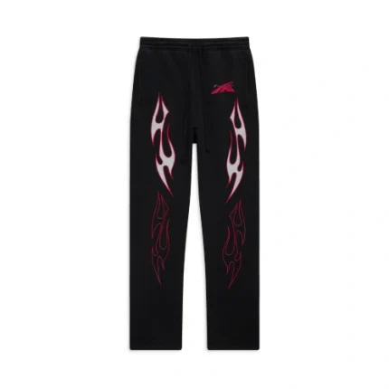 Hellstar Flam Black Sweatpants