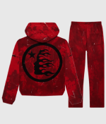 Hellstar Red Sports Tracksuit