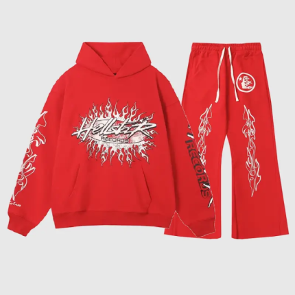 Hellstar Red Thriller Tracksuit
