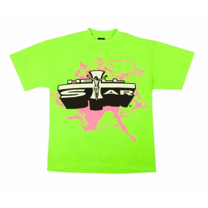 Hellstar Emblem Lime Neon Shirt