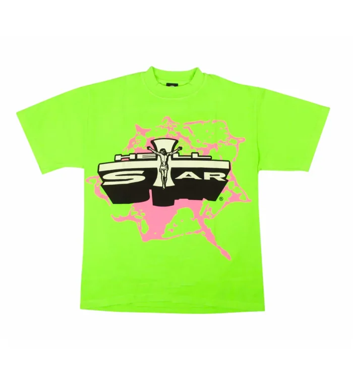 Hellstar Emblem Lime Neon Shirt