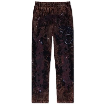 Hellstar Graffiti Sweatpant Brown