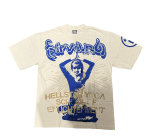Hellstar White Yoga Tee Shirt