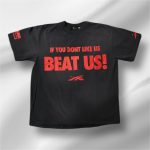 Hellstar Beat Us Black T-Shirt