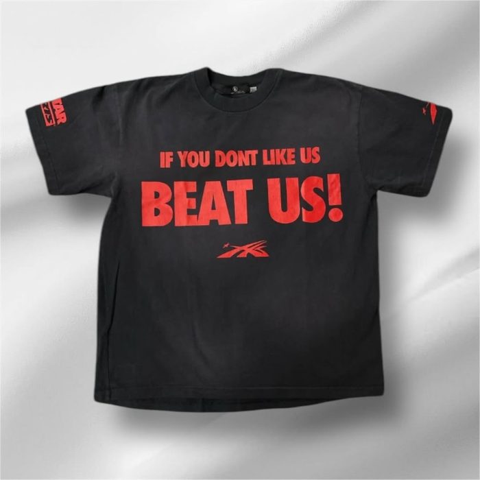 Hellstar Beat Us Black T-Shirt