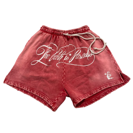 Hellstar Text Print Embo Short