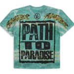 Green Hellstar Rasta Skull Tye-Dye T-Shirt