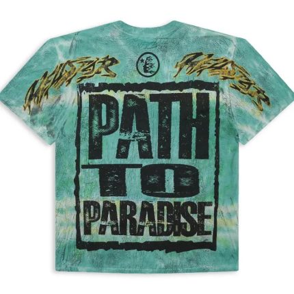 Green Hellstar Rasta Skull Tye-Dye T-Shirt