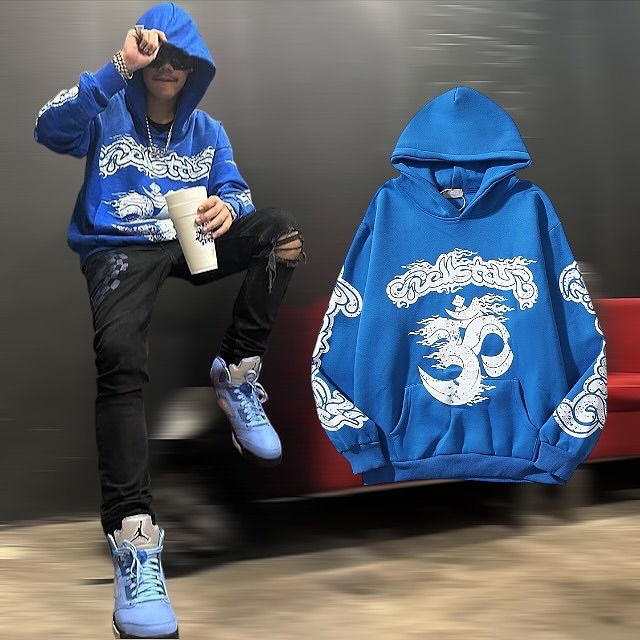 Blue Hellstar Hoodie