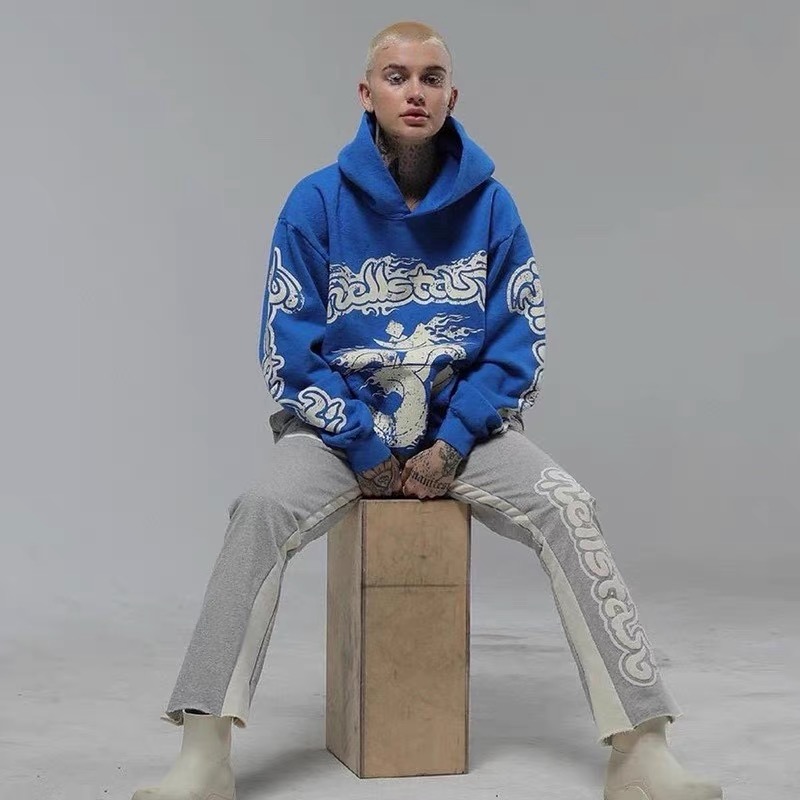 blue hellstar hoodie